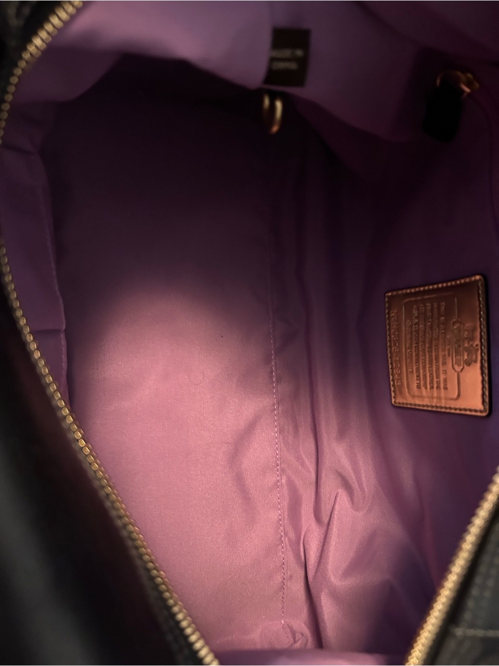 Coach Black Madison Sabrina Satchel - Picture 4 of 5